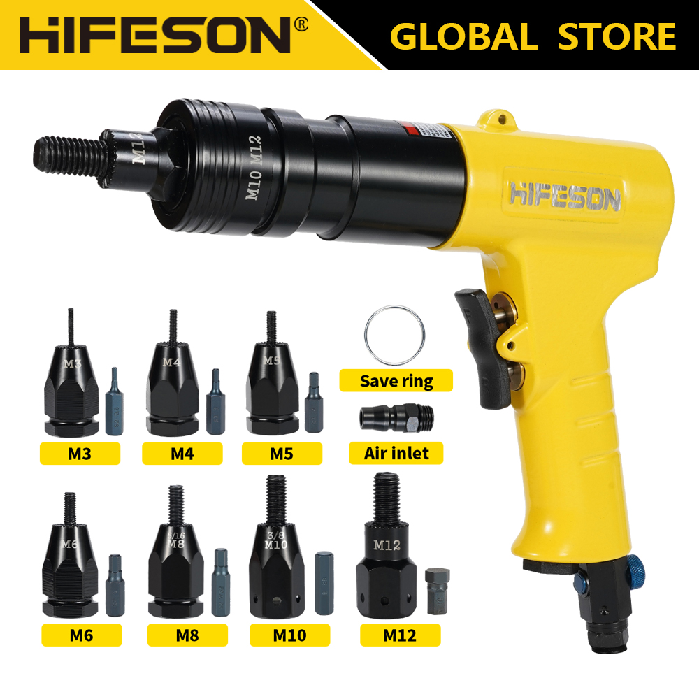 Rivet Gun Air - Pneumatic Air Rivet Nut Guns Insert