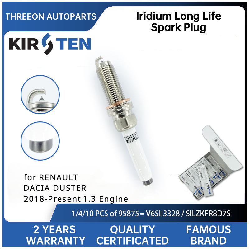 Bosch Spark Plug Iridium - KIRSTEN Iridium Spark Plug for Renault