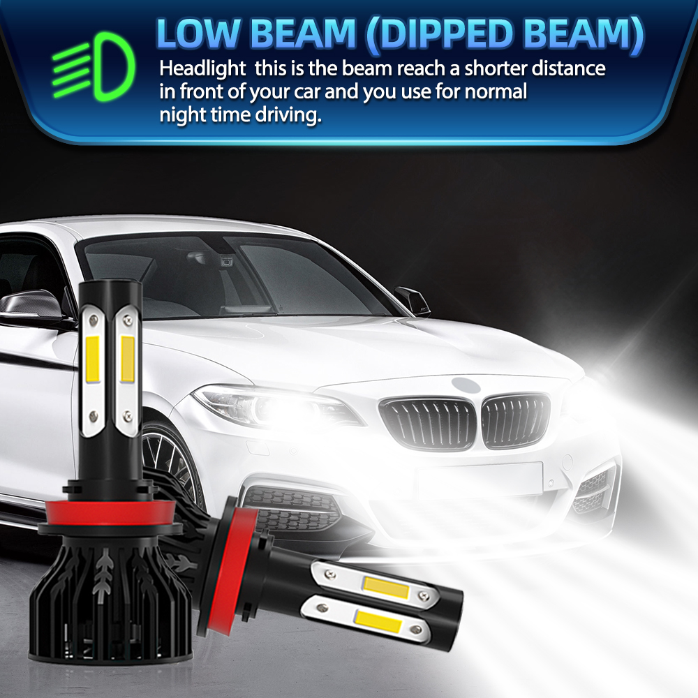 LED Car Headlight Bulbs H11 Su - Headlight Aiming Tool recension och pris