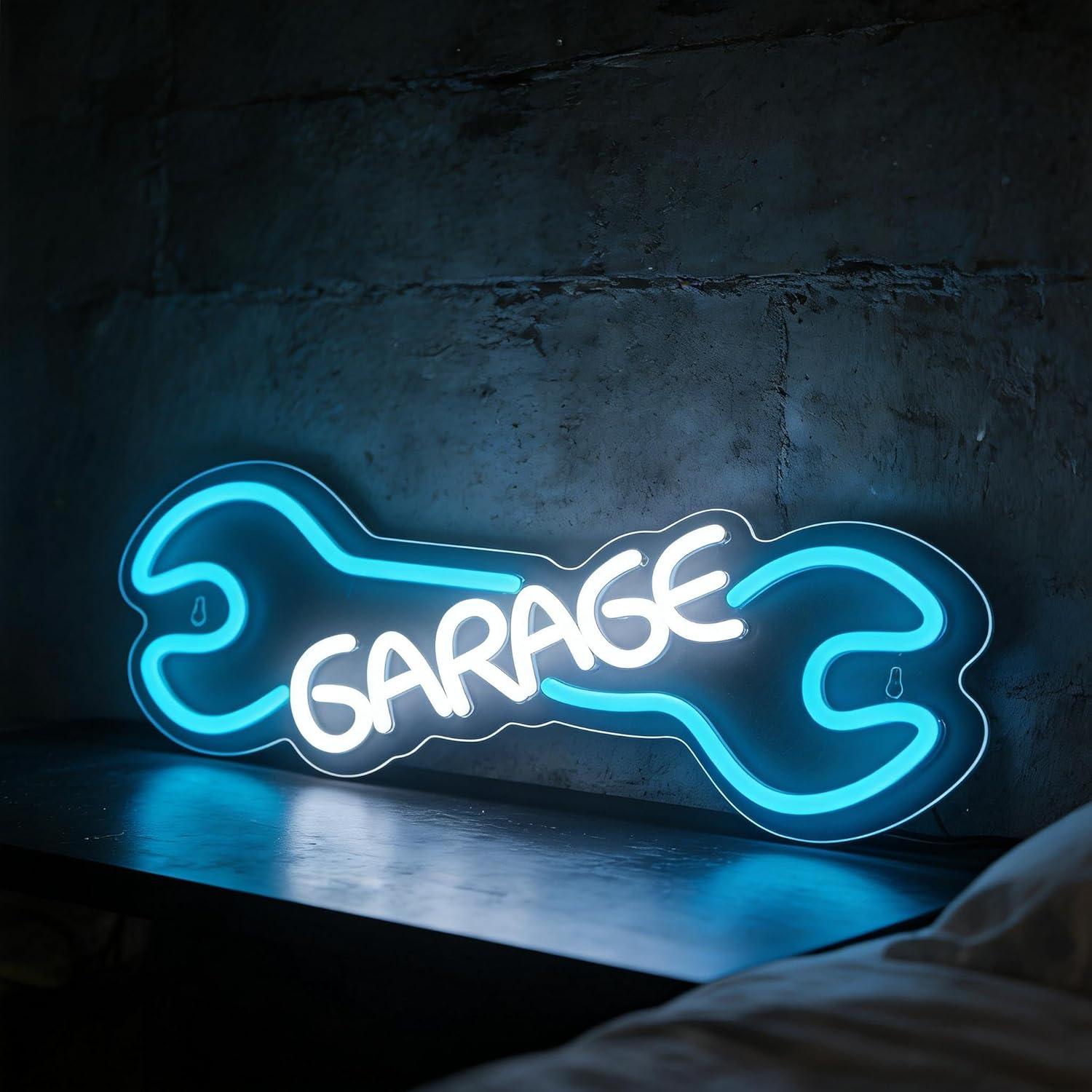 Garage Neon Sign USB Powered L - Auto Repair Shop Signs recension och pris