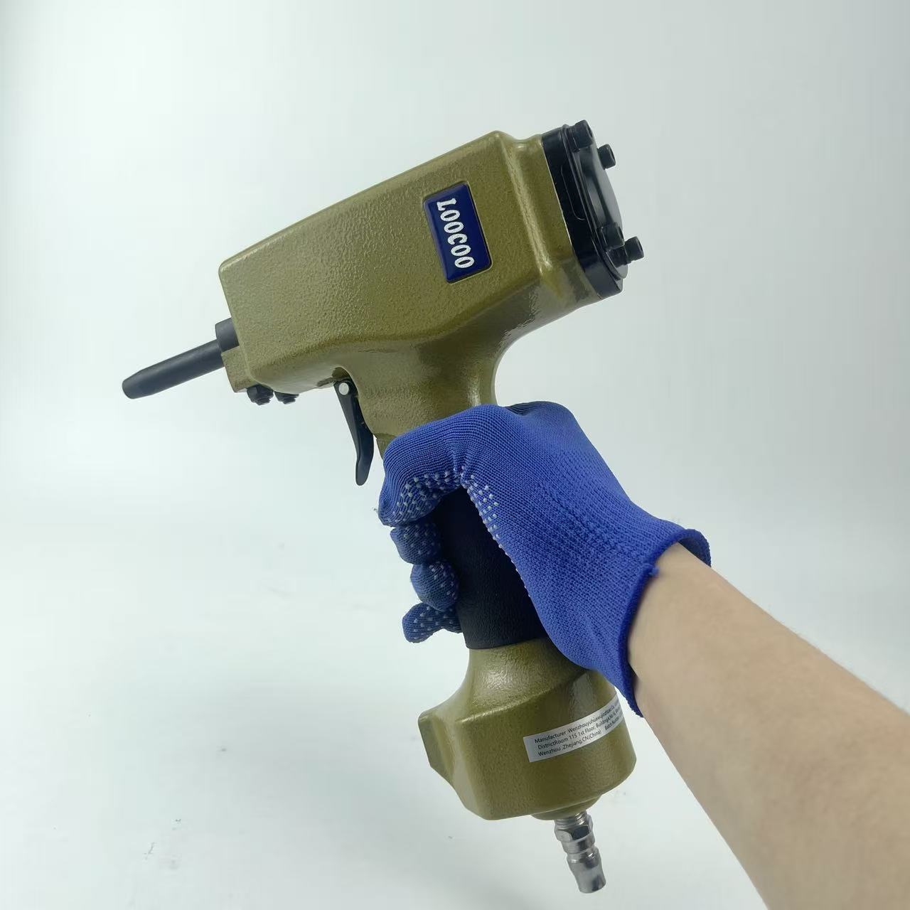Nails Recycling pallet wood wo - Rivet Gun Air recension och pris
