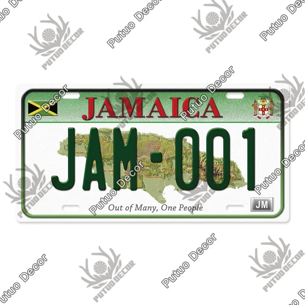 Countries License Plate Metal  - Auto Repair Shop Signs recension och pris