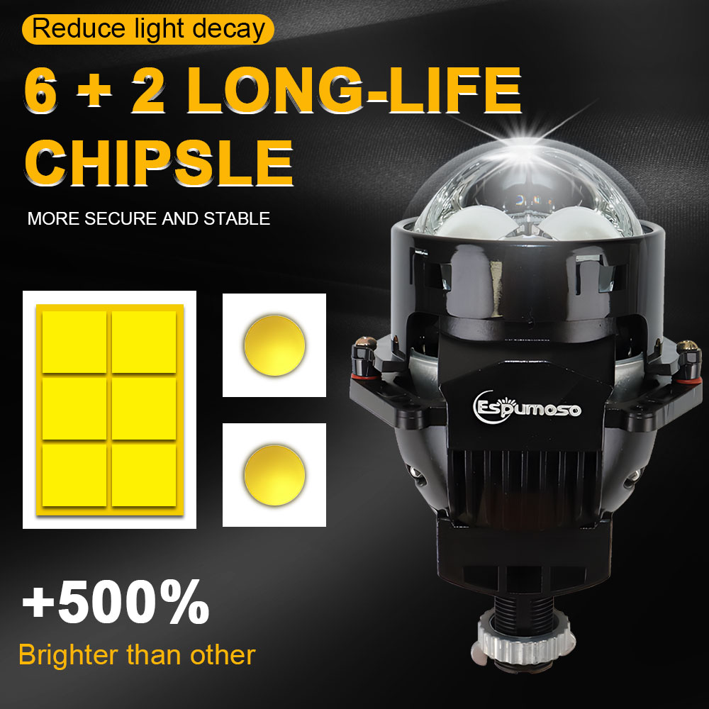 3Inch Bi LED Laser Projector H - Headlight Aiming Tool recension och pris