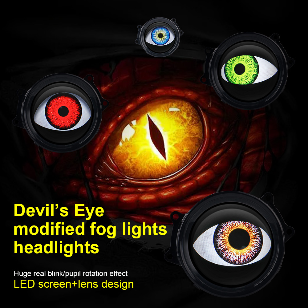 Car Dynamic Devil's Eye LED Li - Headlight Aiming Tool recension och pris