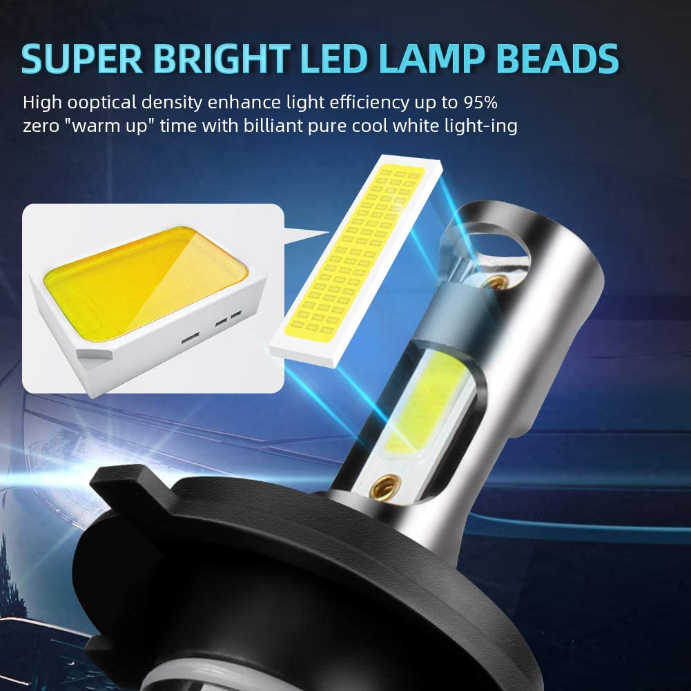 240W 40000LM LED Headlight 600 - Headlight Aiming Tool recension och pris