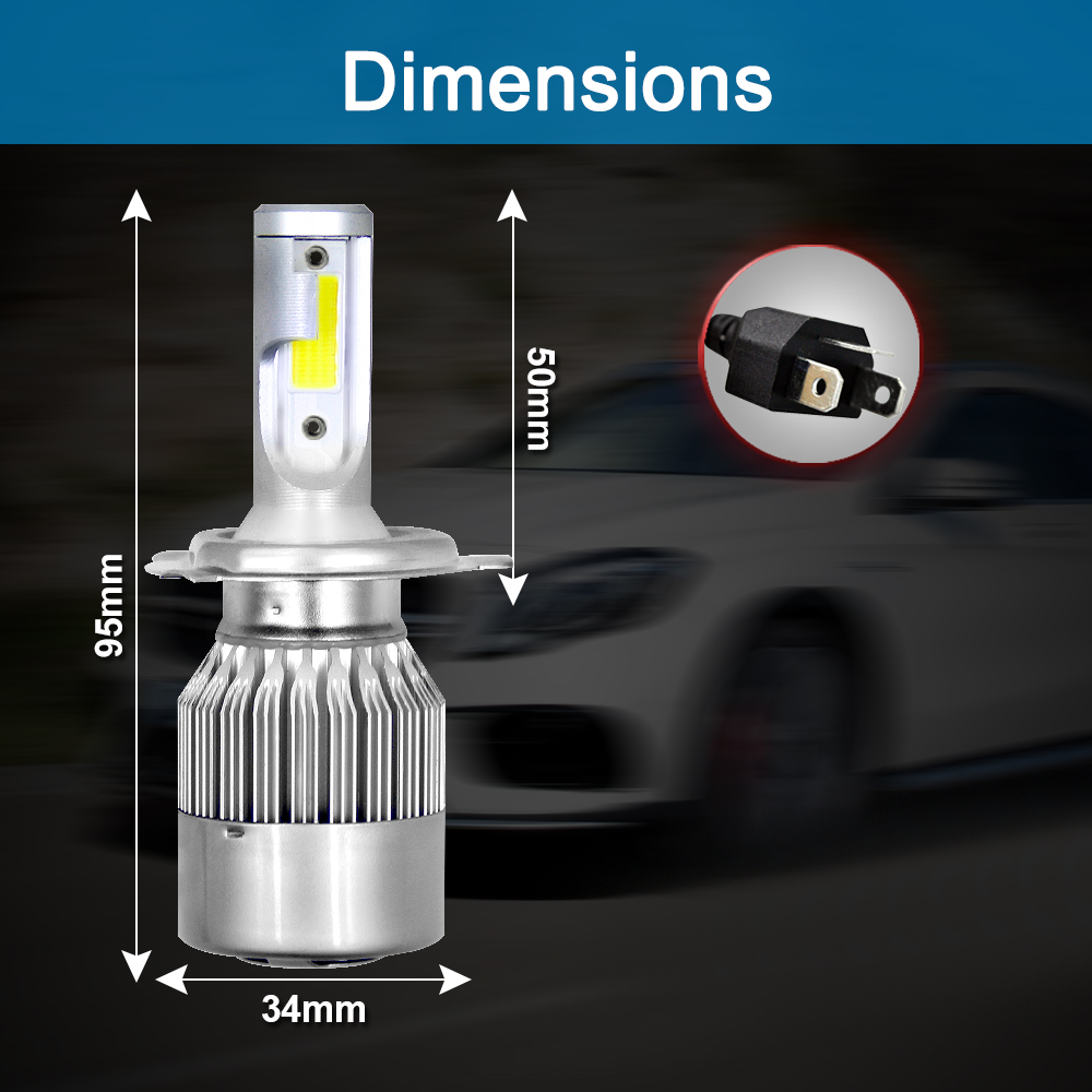 LED Car Headlight Bulbs 9005 H - Headlight Aiming Tool recension och pris