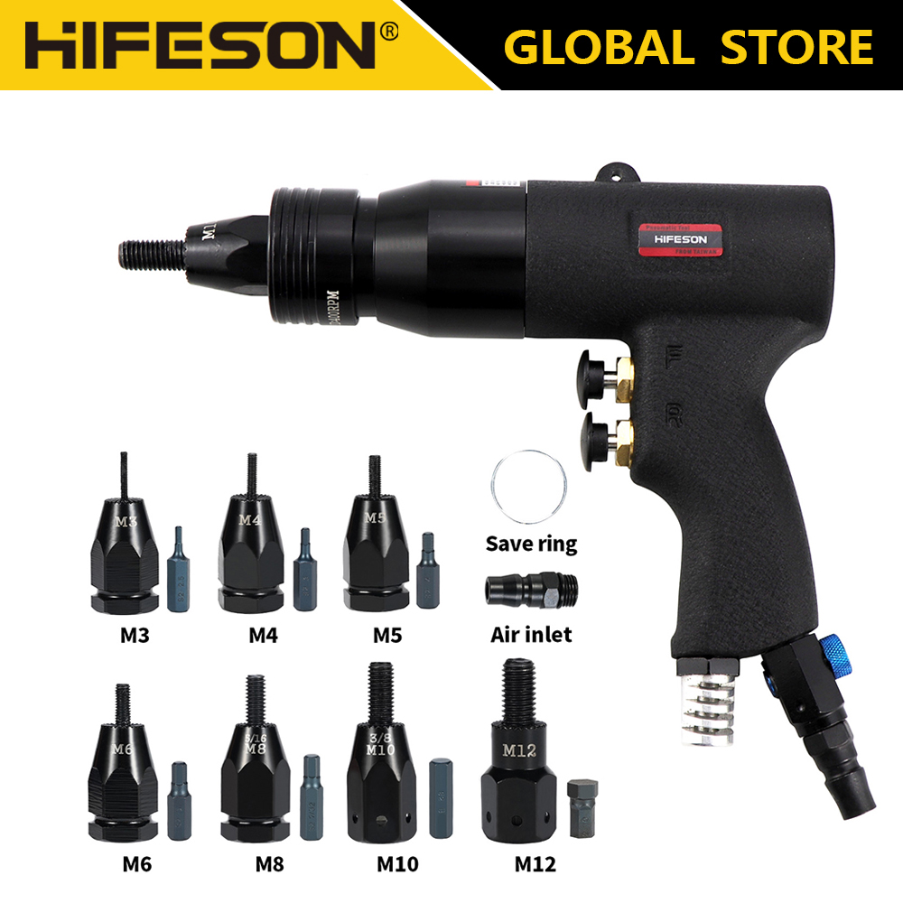 HIFESON Self-Lock Pneumatic Ri - Rivet Gun Air recension och pris