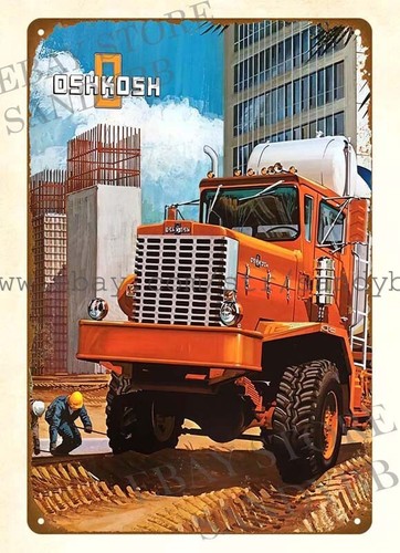 1973 Oshkosh heavy duty truck  - Auto Repair Shop Signs recension och pris